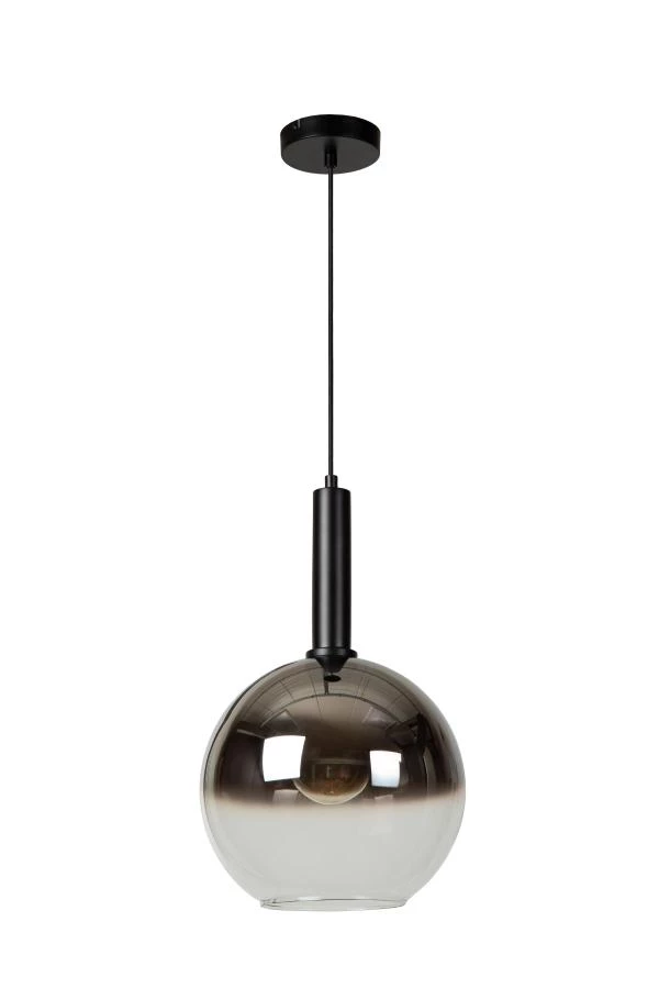 Lucide MARIUS - Pendant light - Ø 30 cm - 1xE27 - Black - turned off